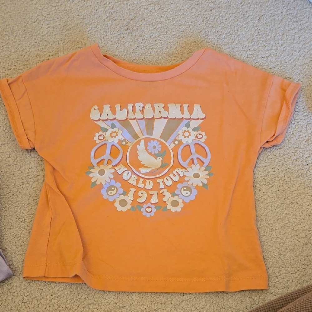 California World Tour 1973 Orange Tee